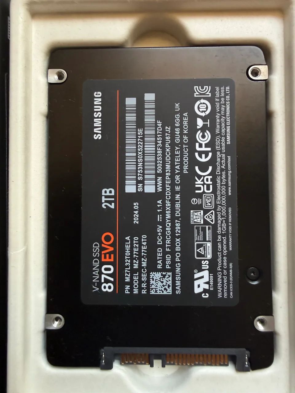 SSD Samsung EVO Plus 2tB