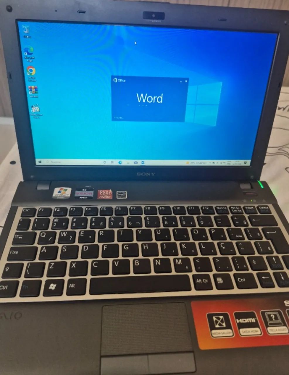 Notebook Sony Vaio PCG-61311X RAM4GB-HD 500GB Windows 7