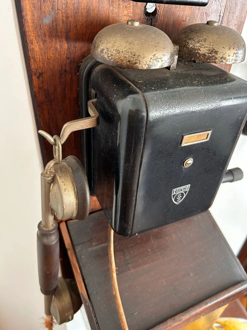 Telefone de parede antigo Siemens & Halske - Foto 2