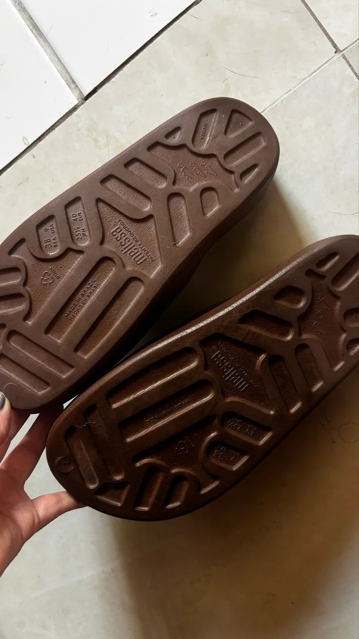 Melissa Platform Marrom número 38 - Foto 2