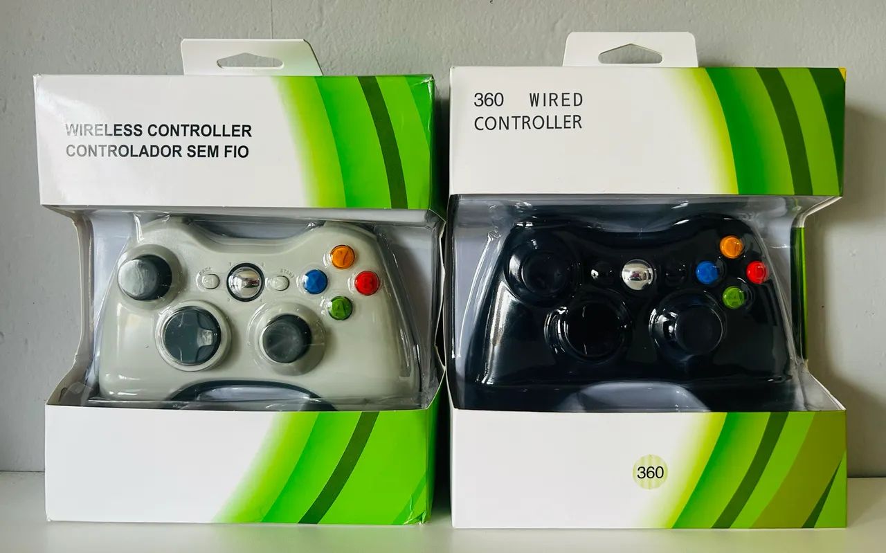 Controle Xbox 360 s/ fio 