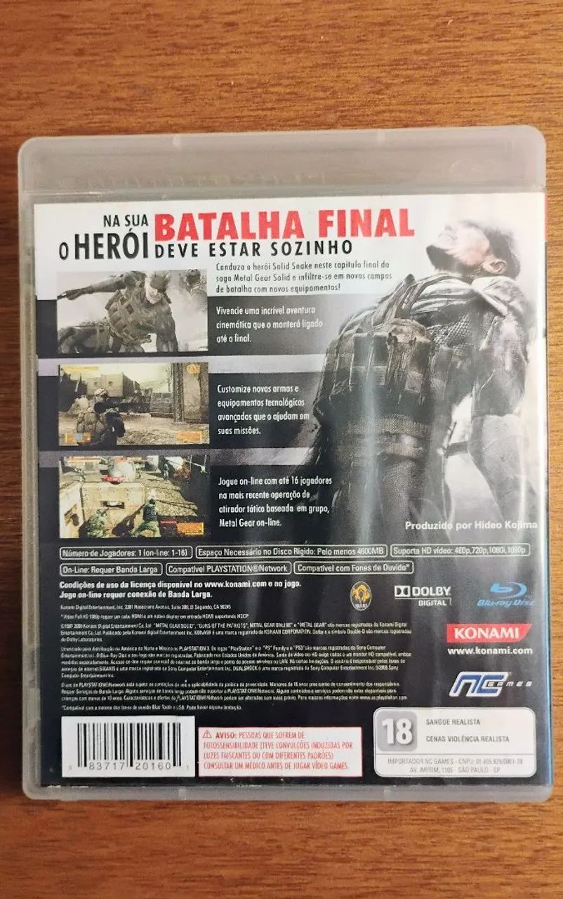 Metal gear solid 4 usado de PS3. - Foto 2