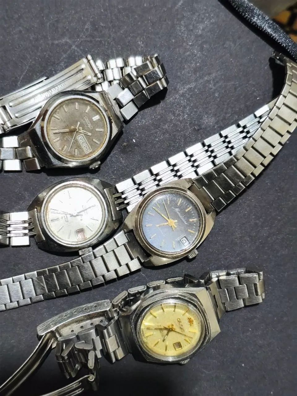 Lote de 4 relógios automático feminino antigo  - Foto 2