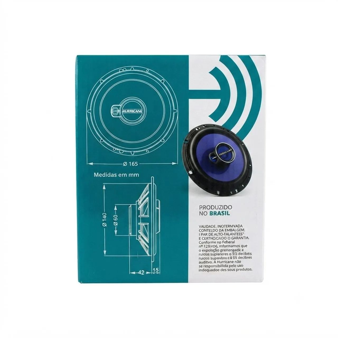 Par Alto-Falante 6 Polegadas Hurricane Triak 100w (Novo) - Foto 4
