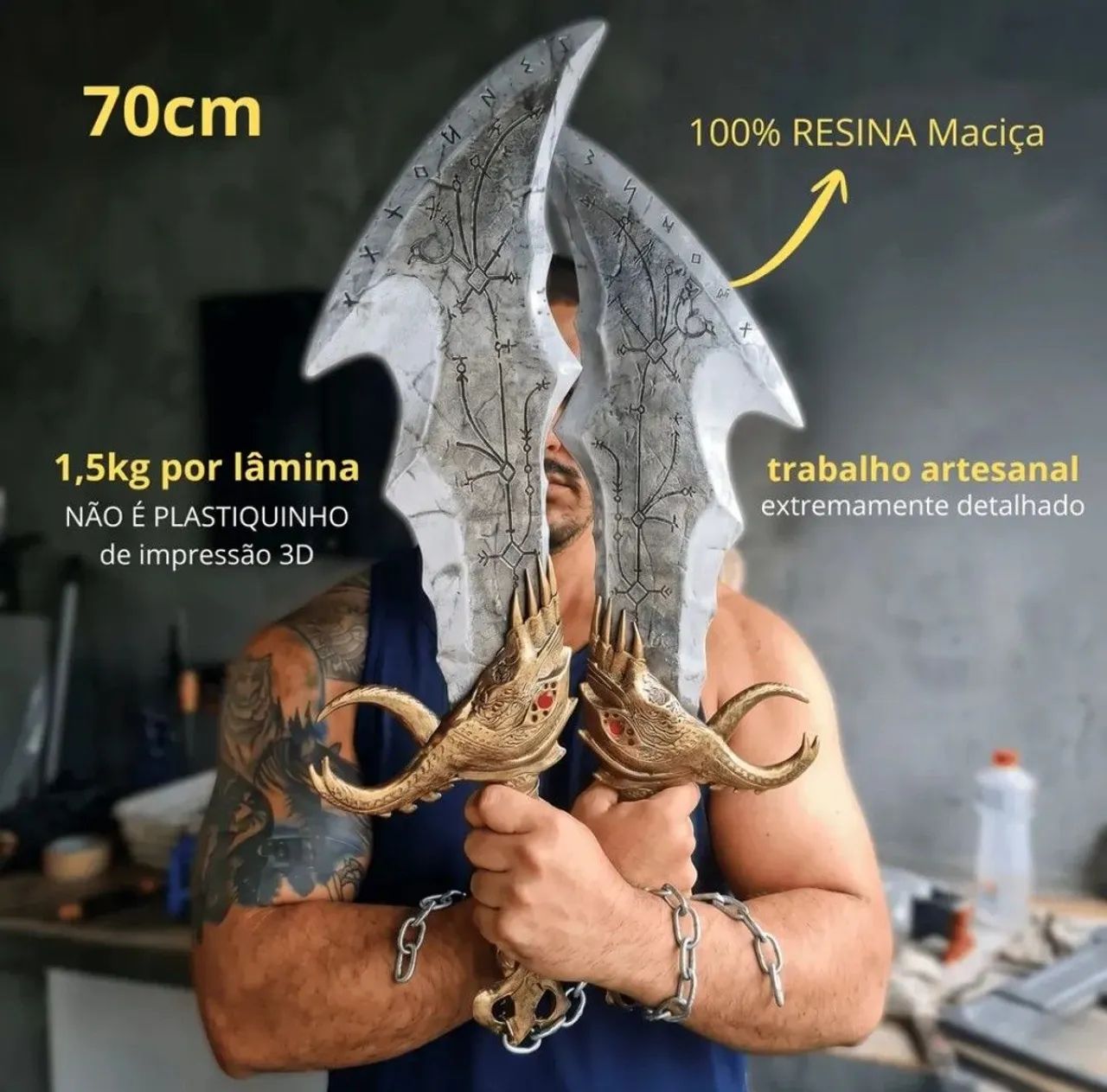 Lâminas do caos God of war  - Foto 2