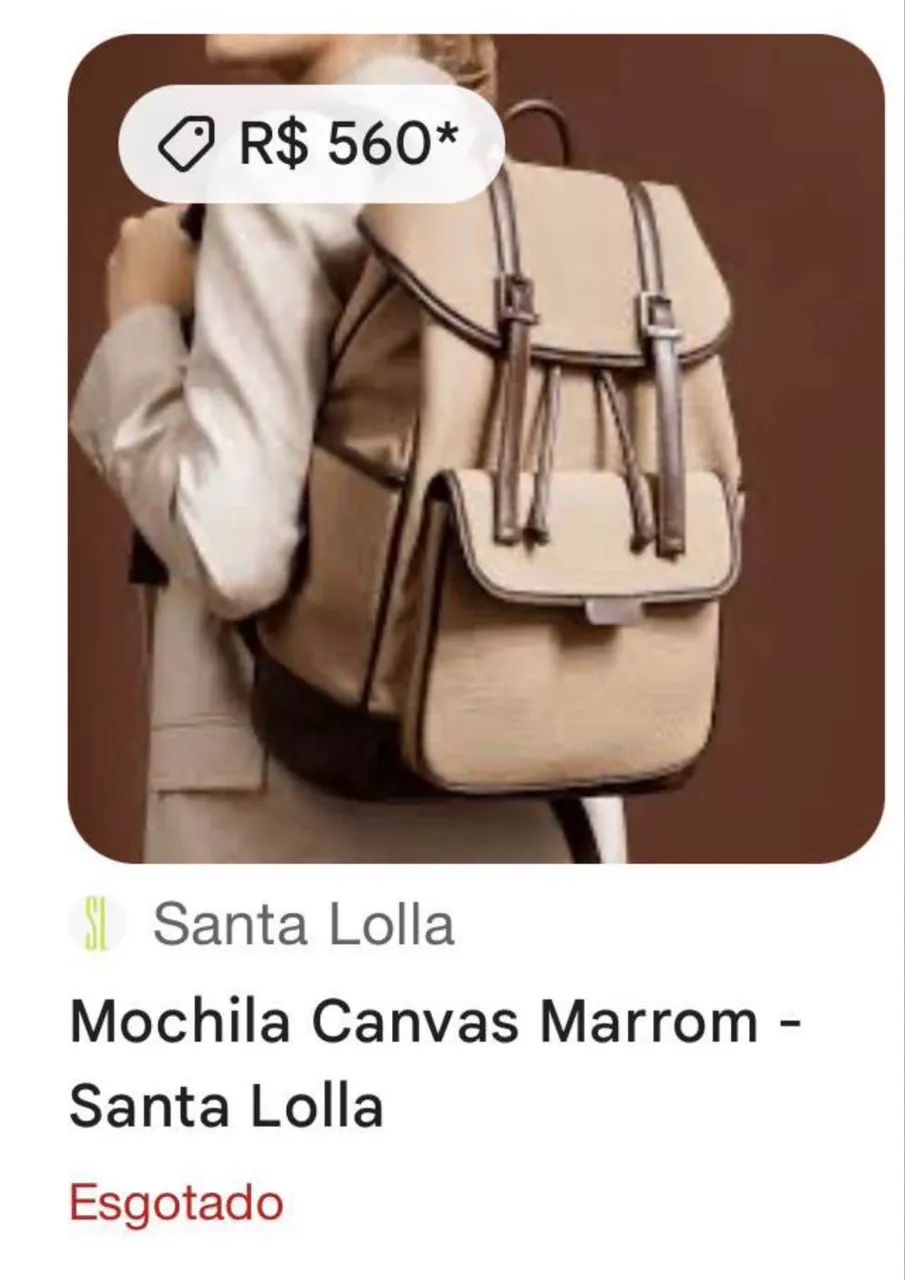 Bolsa Santa Lolla NOVA