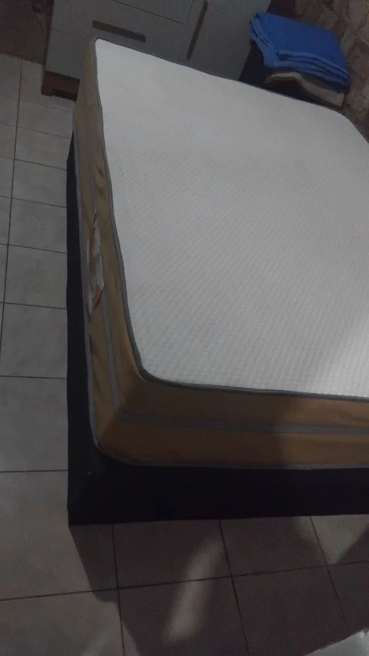 Cama casal nova com a base  - Foto 2