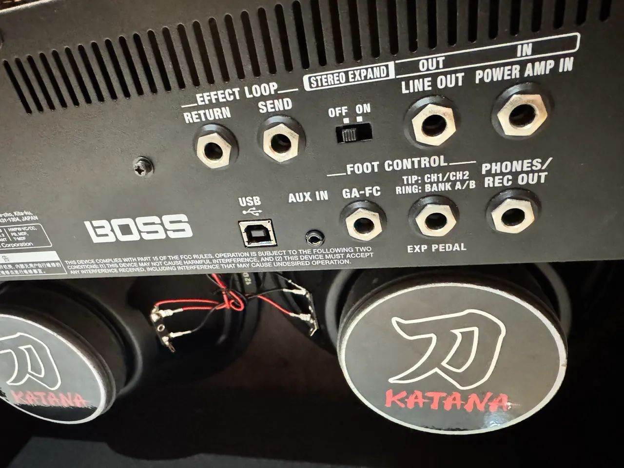 Amplificador Boss Katana 212 MK II 100w dois alto-falantes