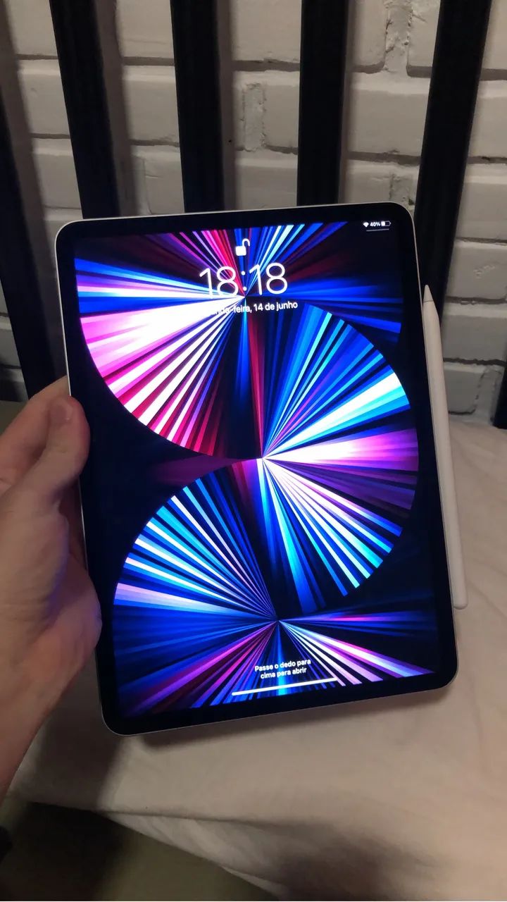 iPad Pro M1 11 polegadas 256 gb + Apple Pencil 2 - Notebooks