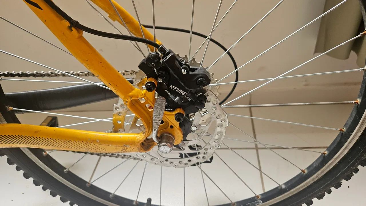 Bicicleta MTB TSW Elite - Freio Hidráulico e Peças Shimano - Ótimo Estado - Foto 6