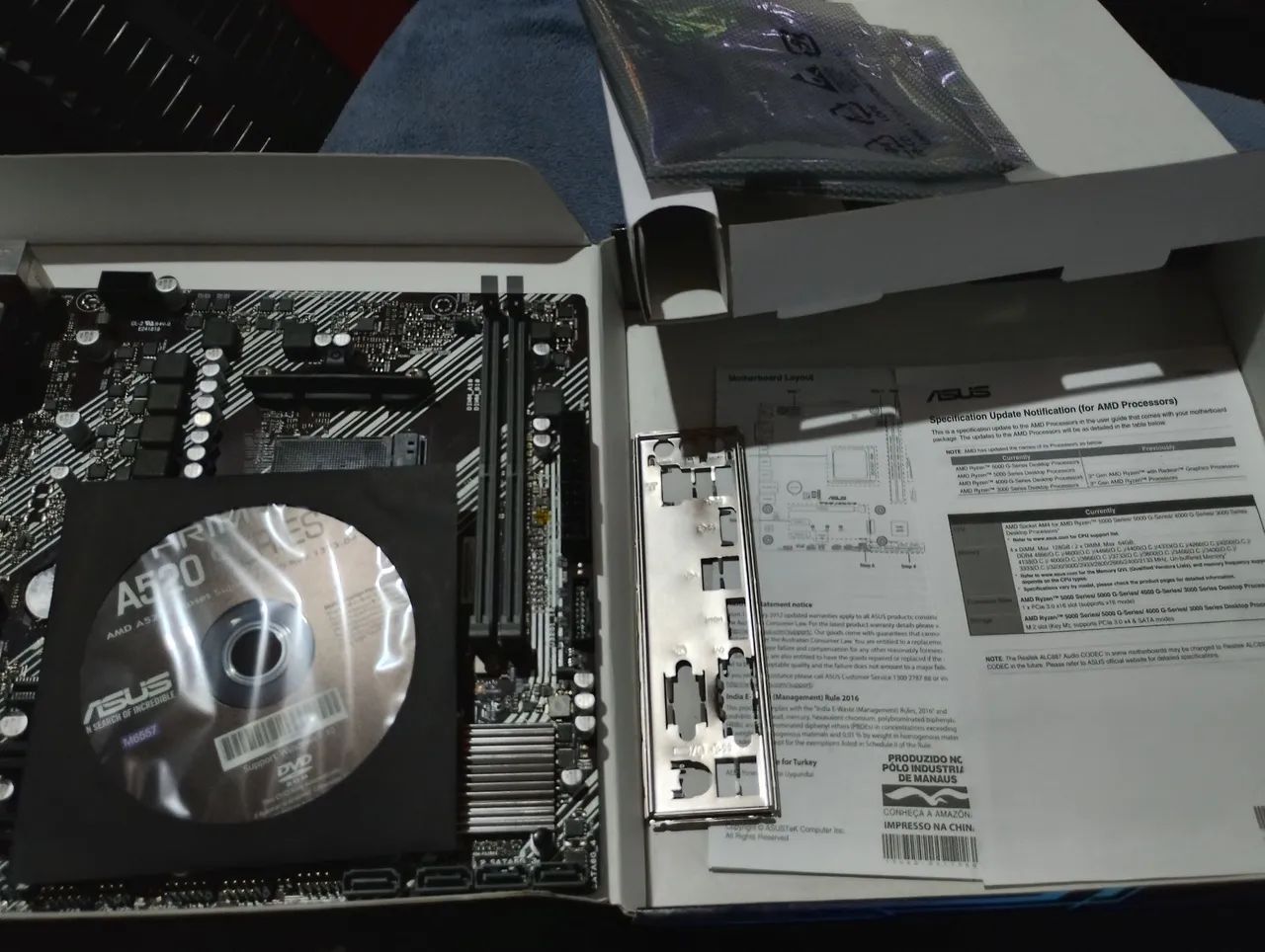Placa-mãe Asus Prime A520M-E - Foto 2