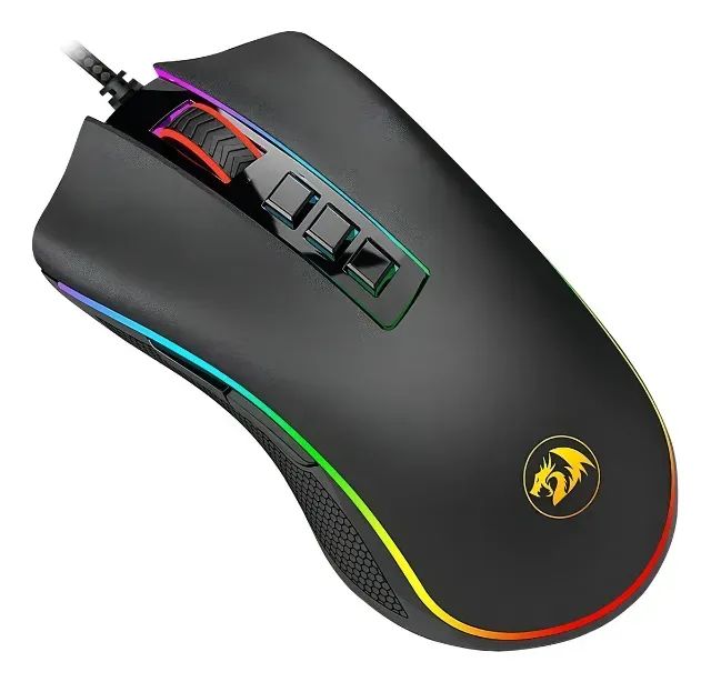 Mouse Gamer Redragon Cobra V3 Preto RGB - Foto 2