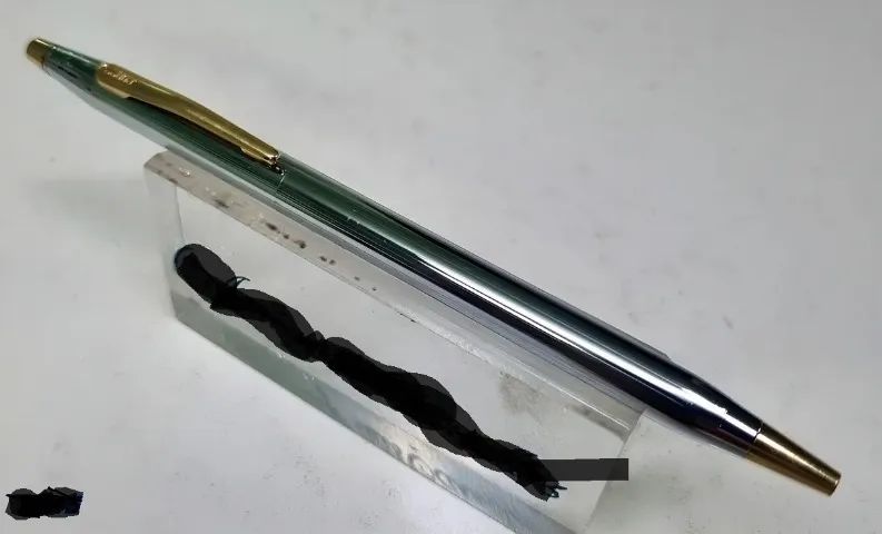 Caneta Esferográfica Cross Century Medalist Cromado Folheado a Ouro - Foto 2