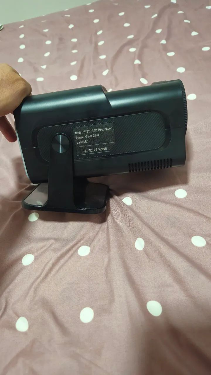 Projetor Full HD HY320 Magicub + Tela de projeção cinza 100 polegadas - Foto 2