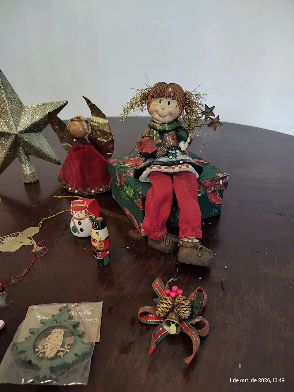 Natal kit com 14 peças natalinas diversas  - Foto 2
