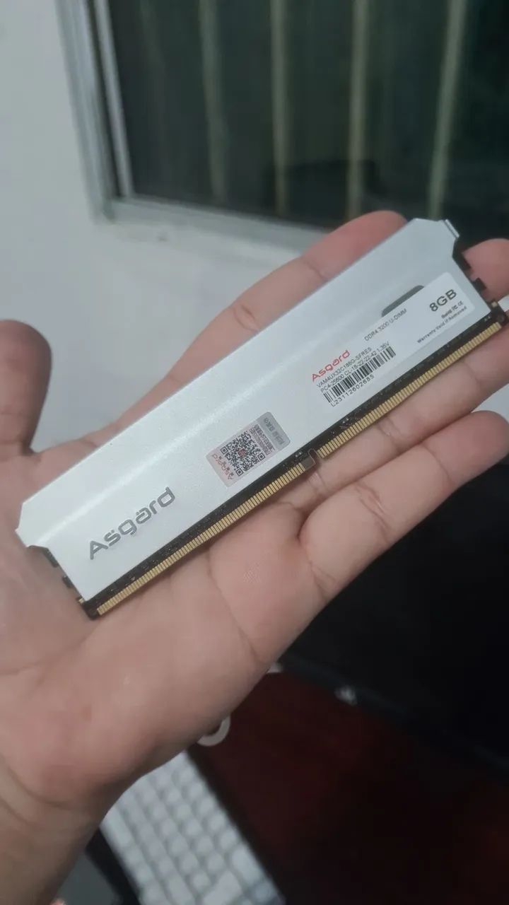 Memoria ddr4 8gb  3200mhz asgard