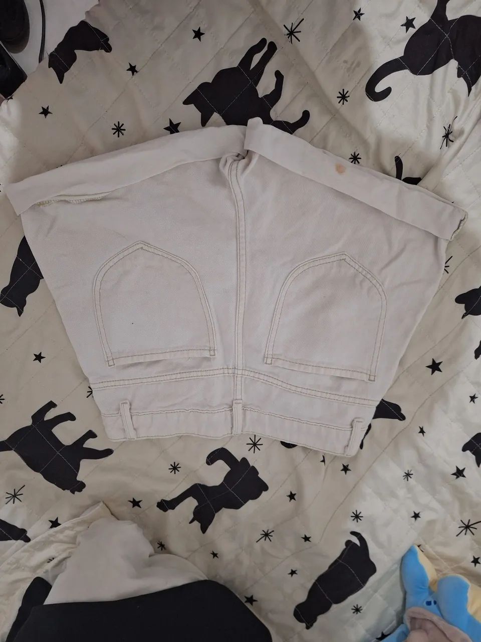 Shorts jeans branco - Foto 3