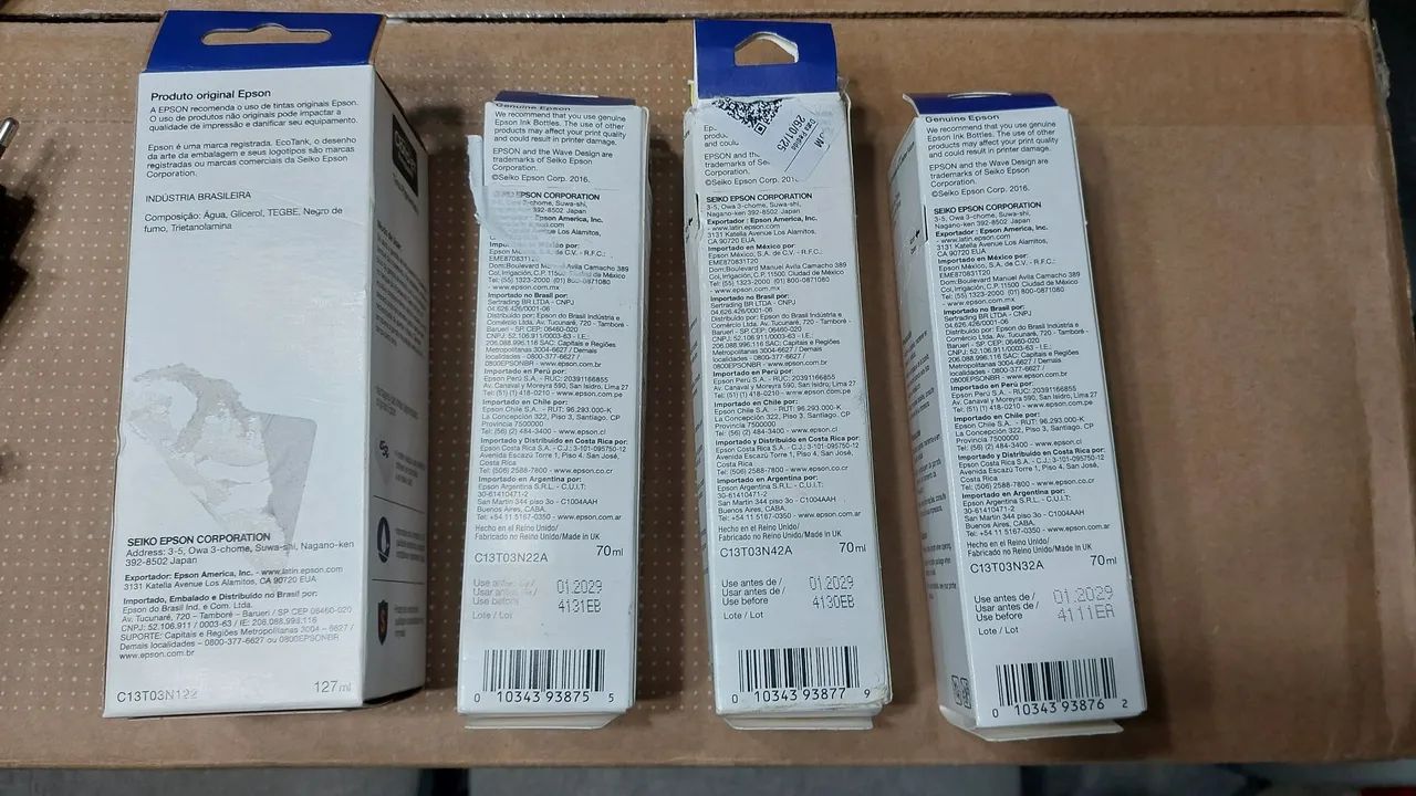 Kit de tintas EPSON 504 - Foto 3