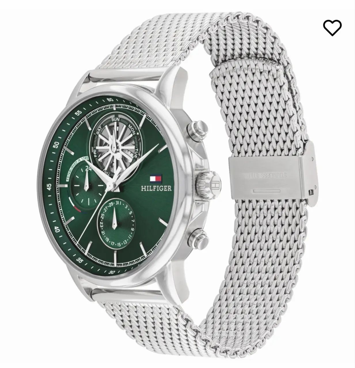 RELÓGIO TOMMY HILFIGER MASCULINO AÇO PRATEADO - Foto 2