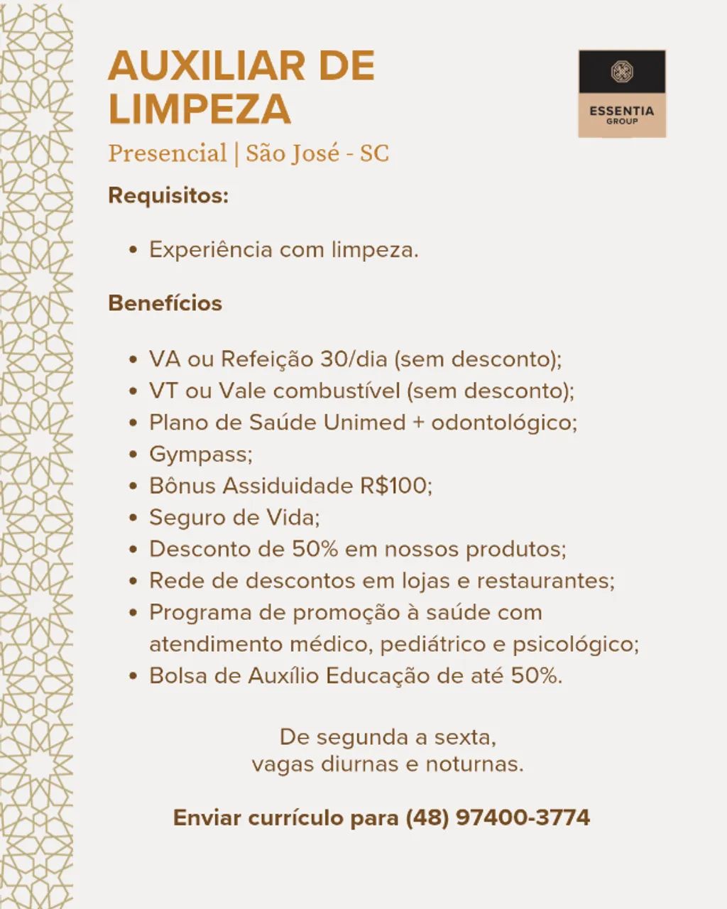 Auxiliar de Limpeza