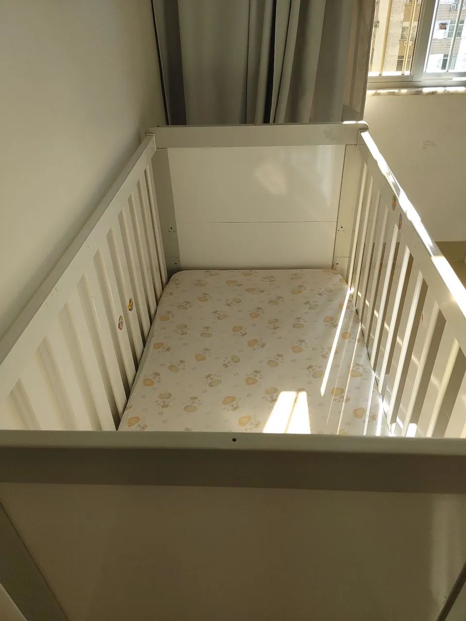 Berço Retrô Americano Peroba 2 em 1 (berço vira mini cama)