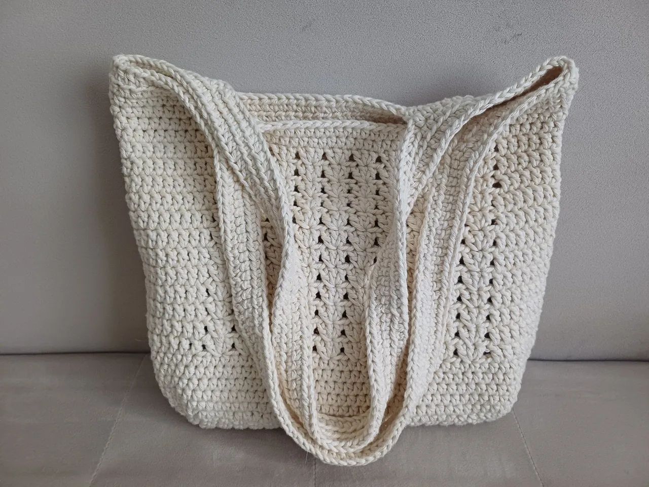 Bolsa crochê nova - Foto 2
