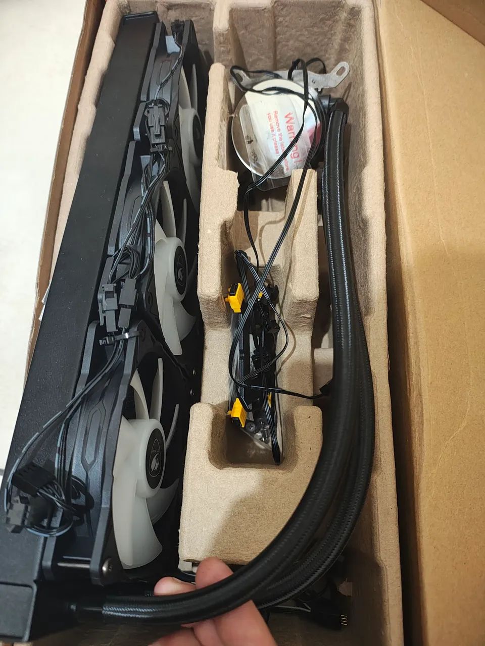 Watercooler cougar Poseidon elite argb 360mm - Foto 3