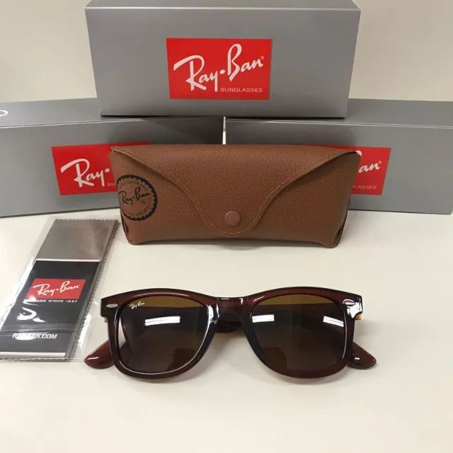óculos de sol ray ban wayfarer brown - Foto 3