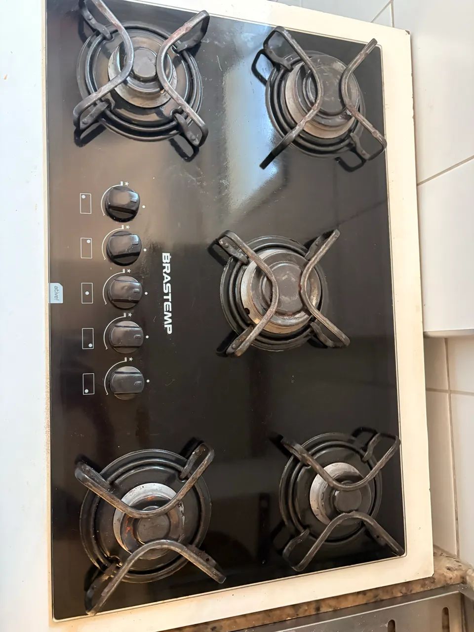 Fogão cooktop Brastemp active 5bocas