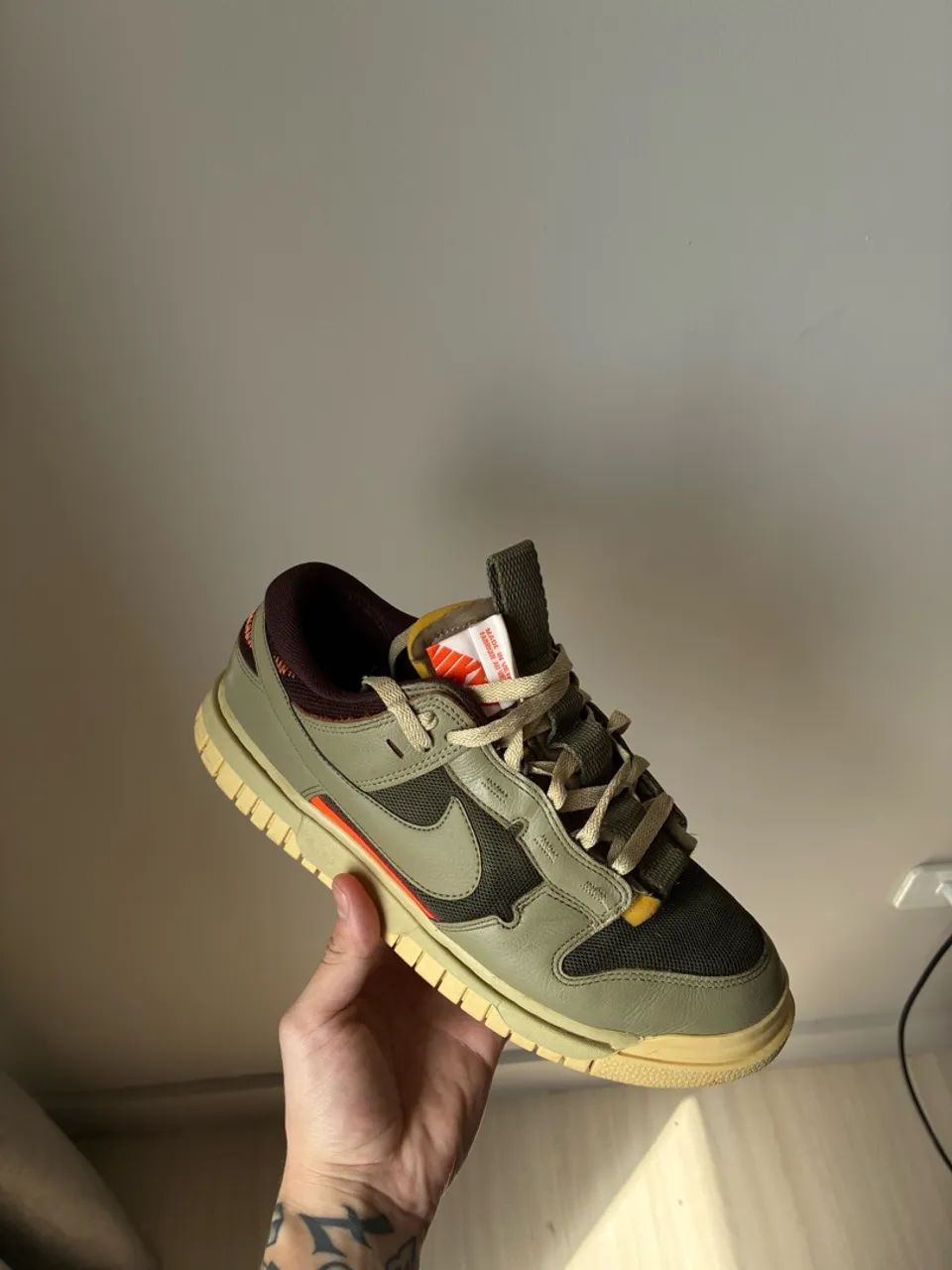 Tênis Nike dunk jumbo oliva 