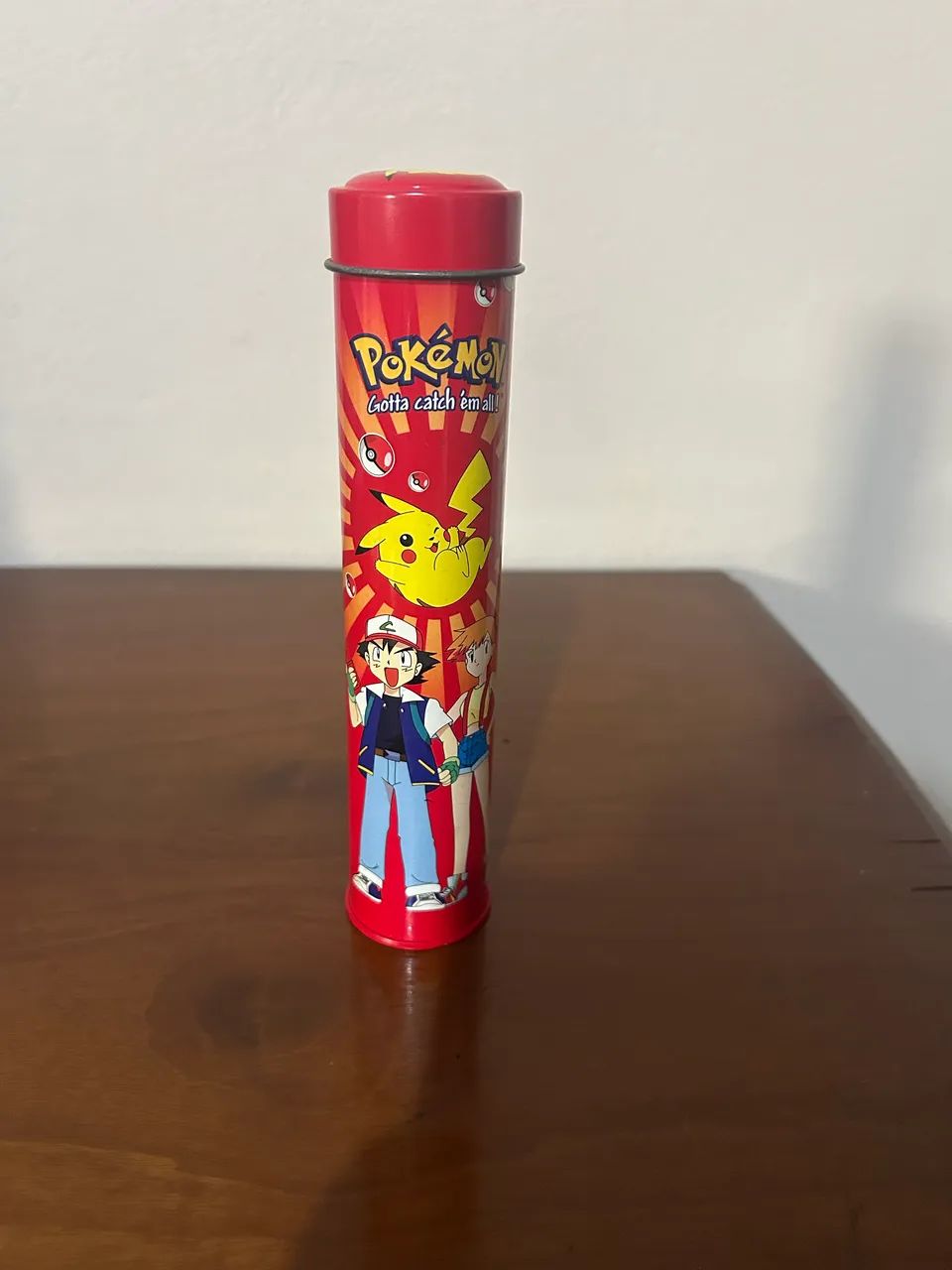 Estojo Antigo Pokémon de Lata 
