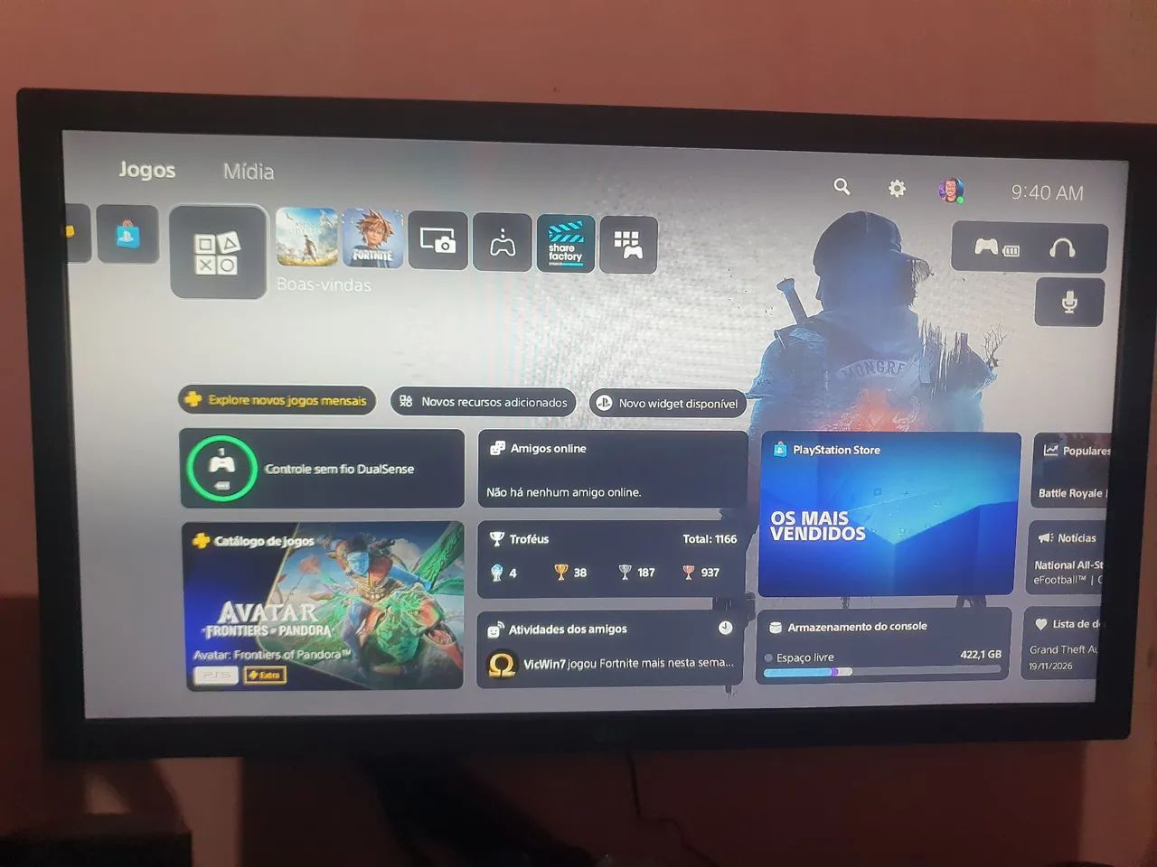 Monitor LG 21.5'' Led FHD 22MK400H-B
