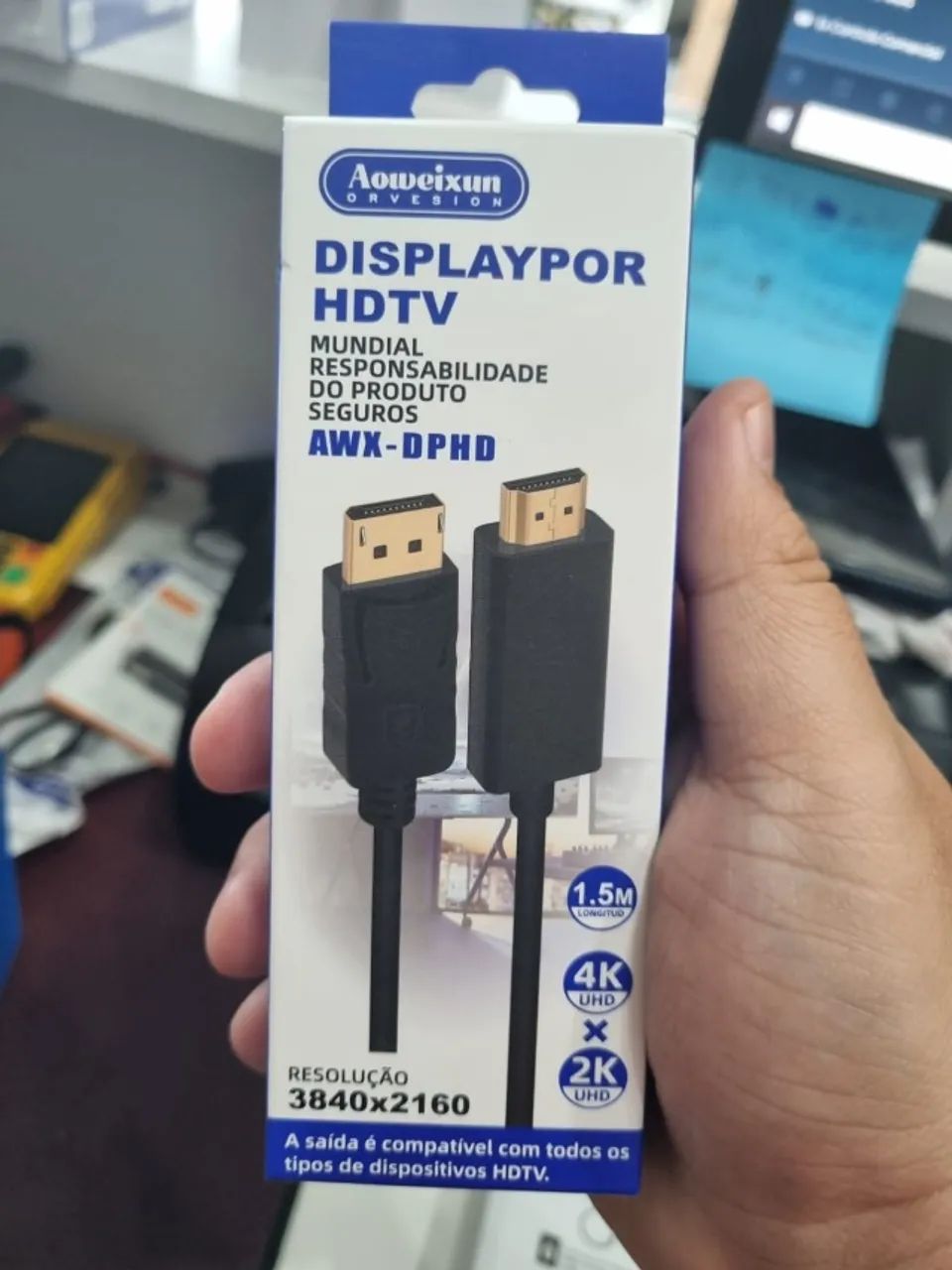 CABO DISPLAYPORT PARA HDMI