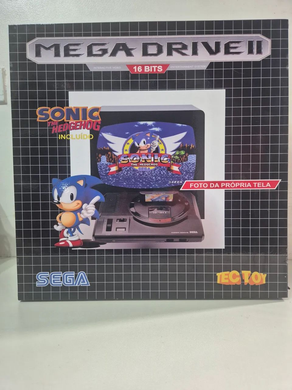 Caixa de Mdf Mega Drive com divisórias