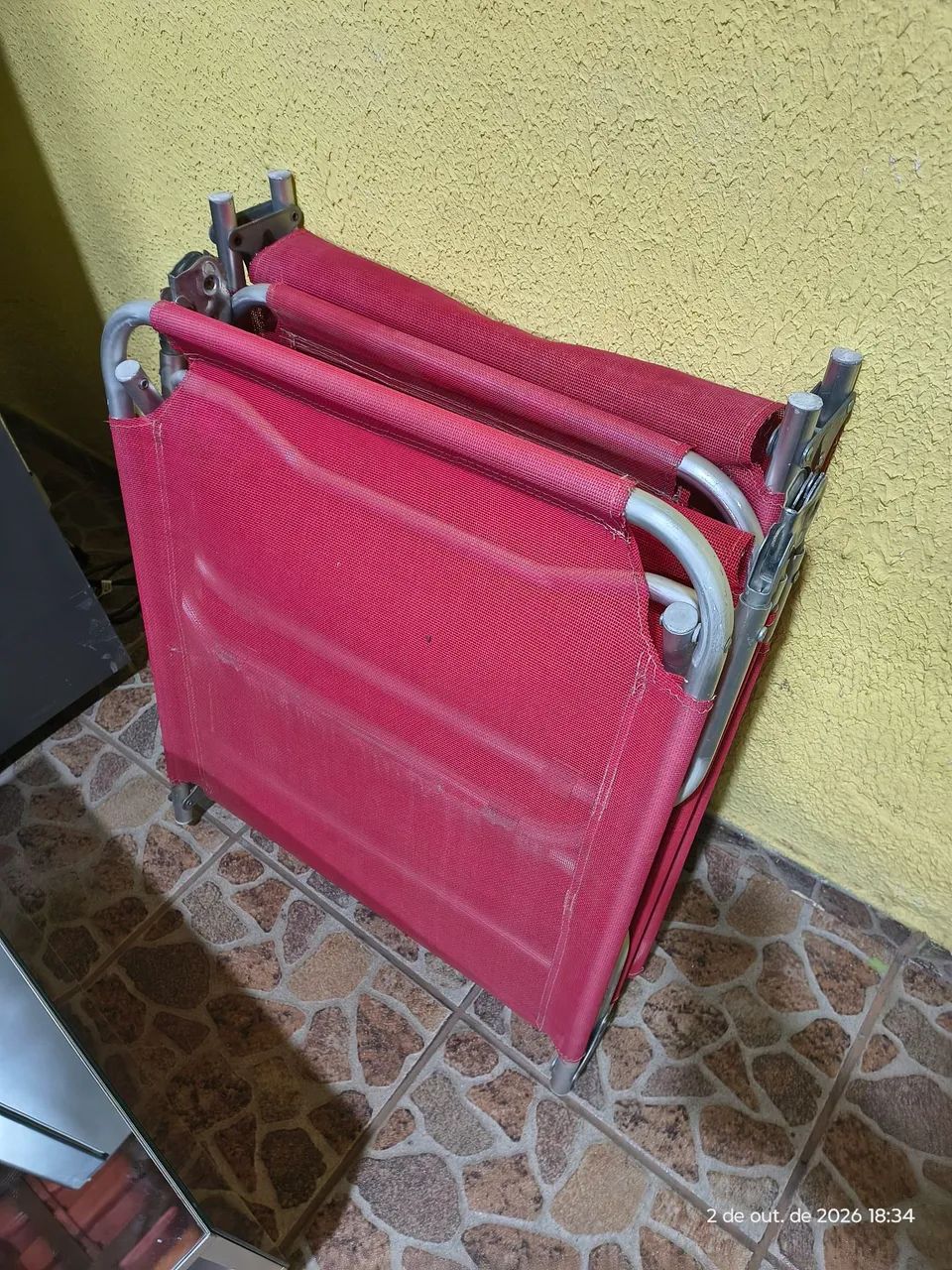 Espreguiçadeira de alumínio  - Foto 3