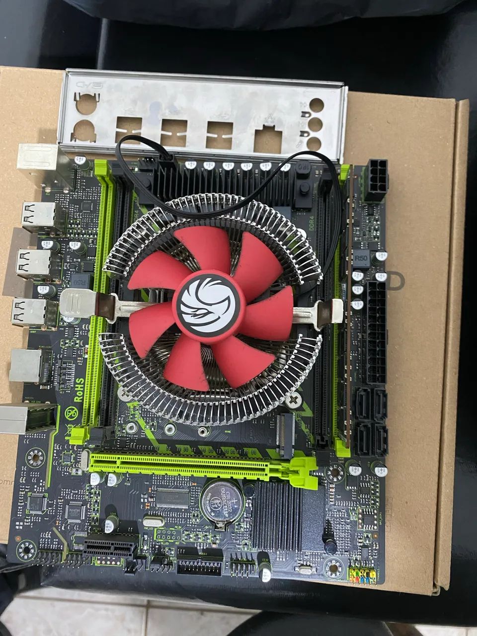 Placa mãe X99 processador Xeon + 16GB de RAM + Cooler - Foto 2