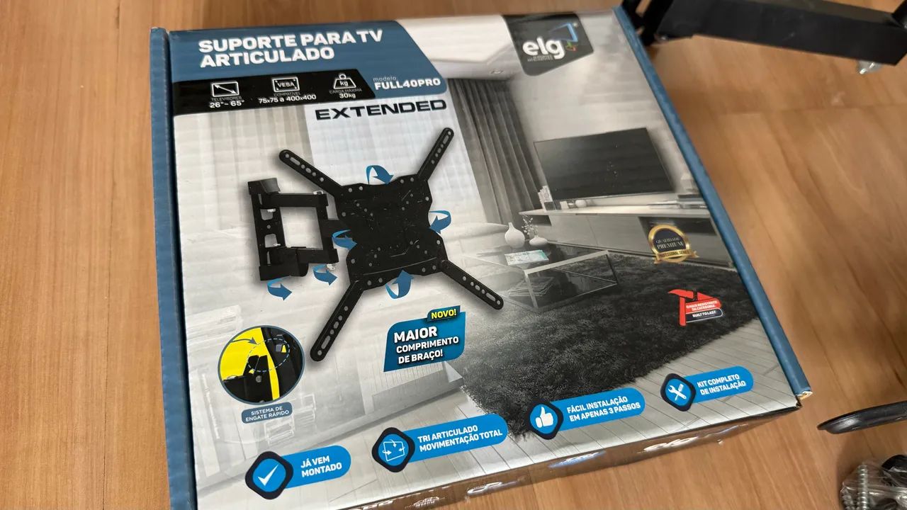 Suporte Tri articulado para tvs de até 65 polegadas  - Foto 2