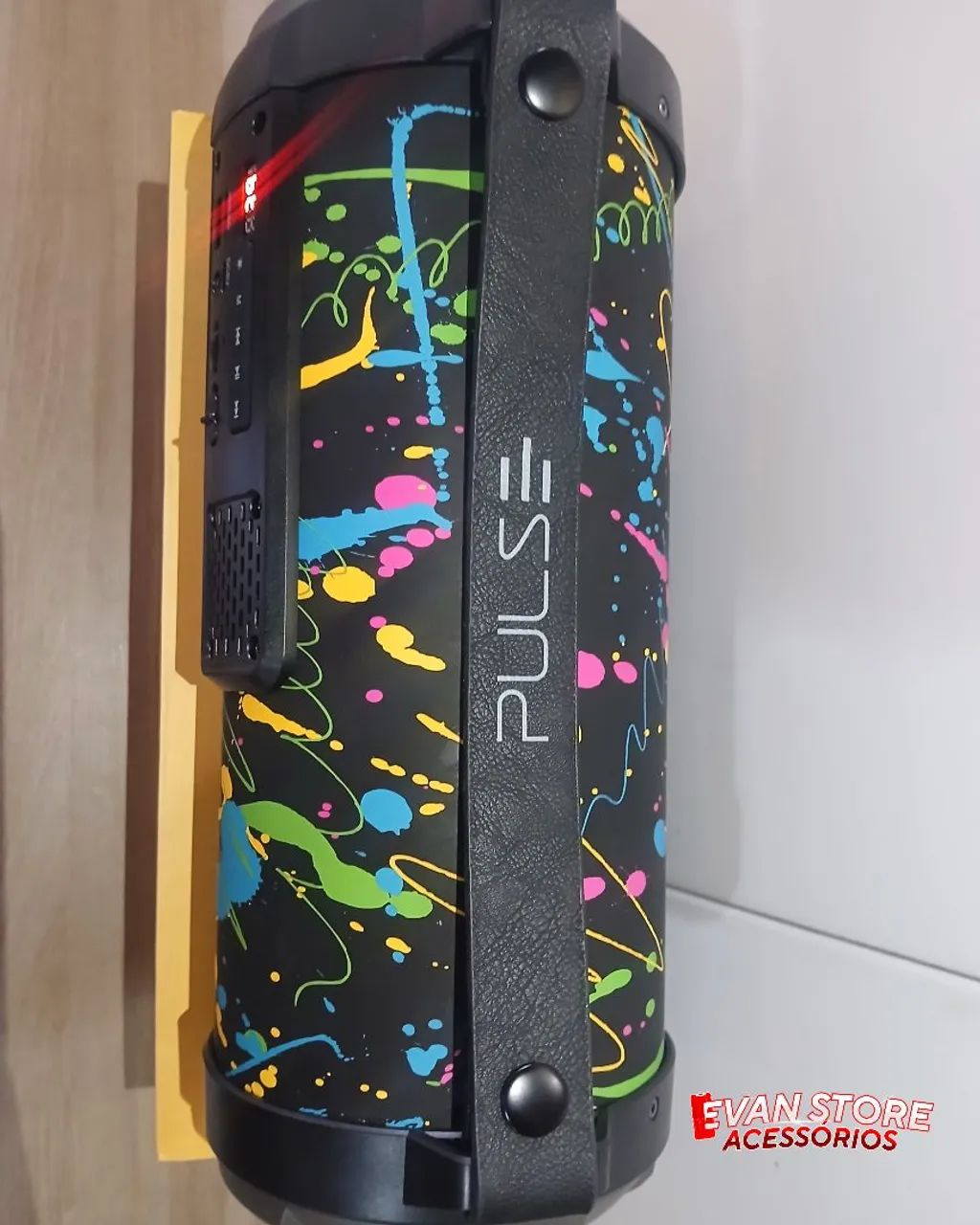 Caixa de som Bluetooth pulse 80w paint blast  - Foto 5