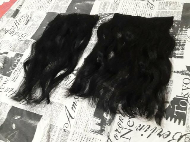 Telas tic tac cabelo preto