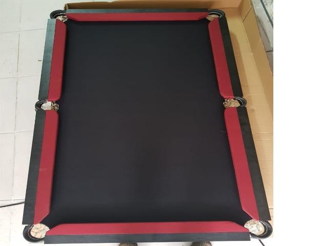 Mesa Sinuca / Bilhar / Snooker 1,87 X 1,08 Tecido Verde - Foto 6