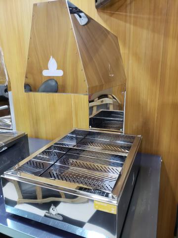 Aquecedor de frituras inox - 2 Cubas | NOVO
