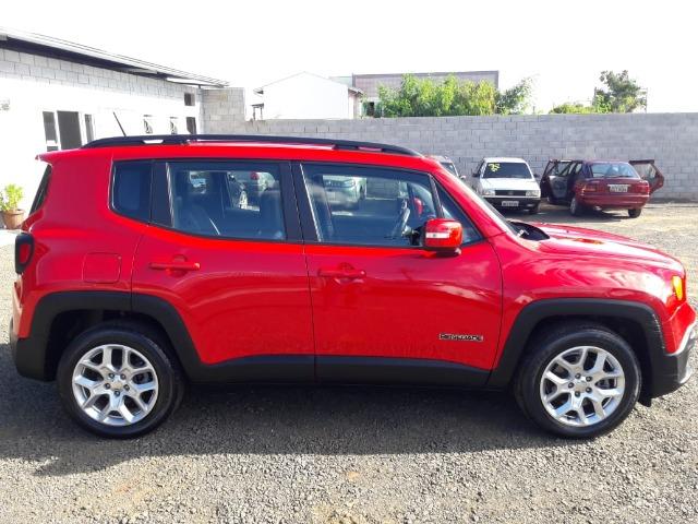 Renegate Longitude 1.8 Flex 4X2 Automatico 2016 Vermelho Completo Couro - Foto 3
