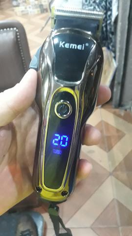 Maquina de corte profissional kemei wahl - Foto 4