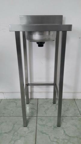 Pia Inox com 1 cuba assepsia inox - Produto novo - Foto 2