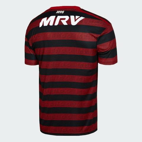 Camisa Flamengo I 19/20 s/nº Torcedor c/ Patrocínio Adidas Masculina - Foto 2