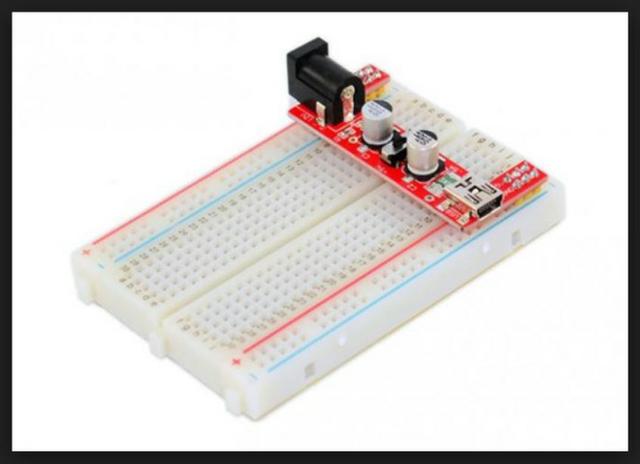 COD-AM236 Módulo Fonte Alimentação Protoboard Mb-102 3,3v 5v Arduino Automação Robotica