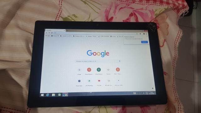 Notebook / Tablet 2 Em 1 Positivo Duo Zx3020, Tela Trincada - Foto 2