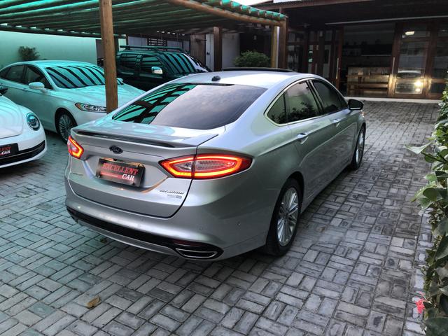 Fusion 2.0 awd titanium, teto solar, park assist, pneus novos - 2013 - Foto 4