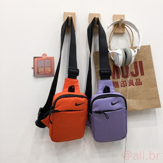 Crossbody bag  - Cinza e Lilás - Foto 4