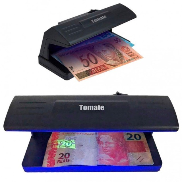Identificador de Notas Falsas Luz UV Bivolt Tomate